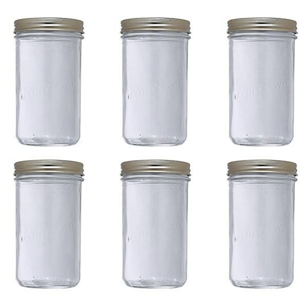 Le parfait Lot de 6 bocaux à terrine 1kg - 900021