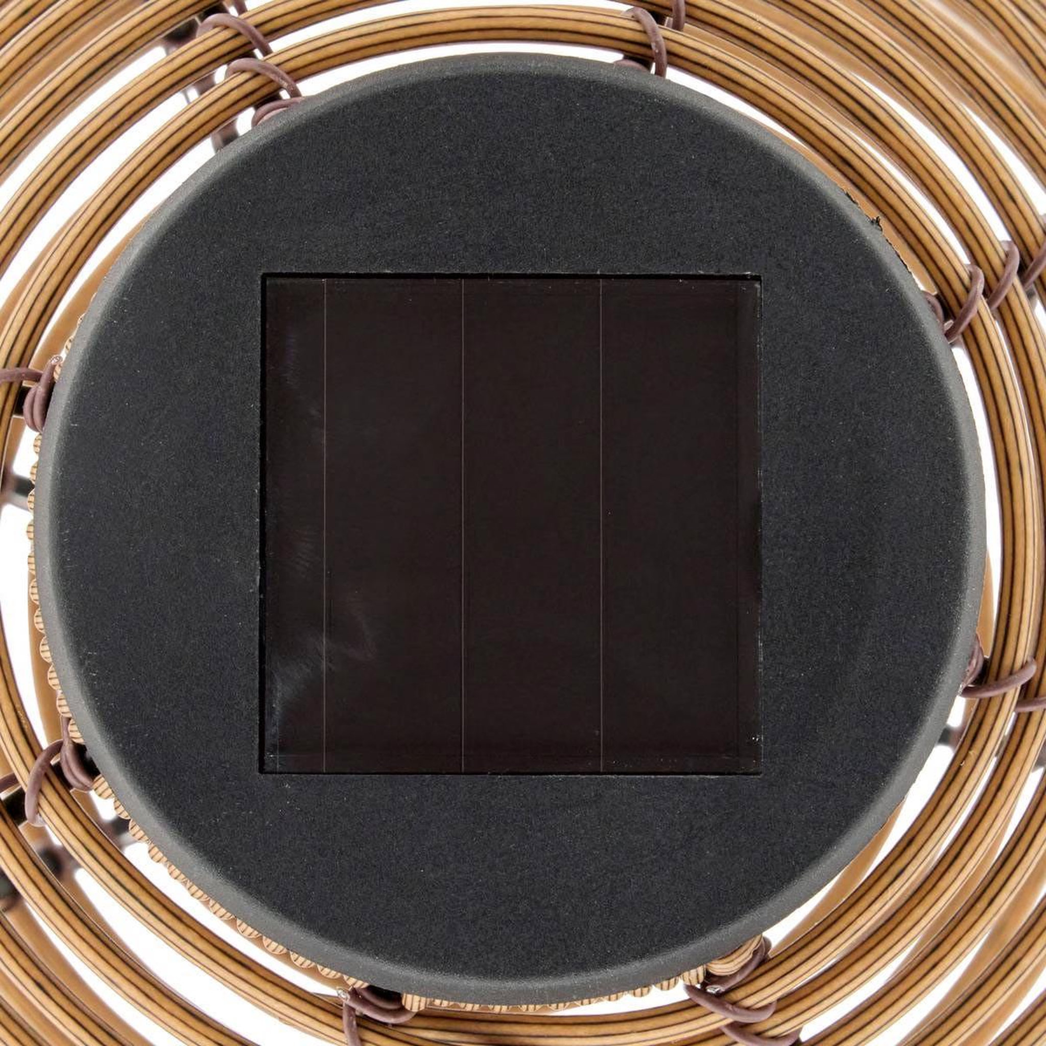Voir la diapositive 3 : ATMOSPHERA Balise Solaire d'Extérieur  Cuba  65cm Beige