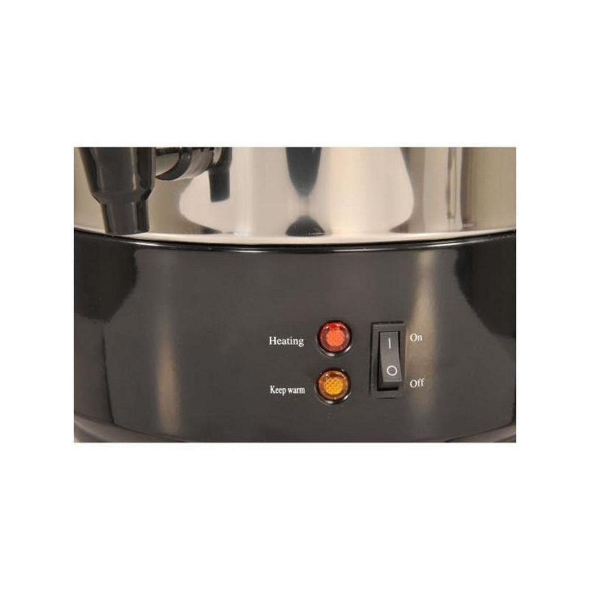 Kitchen chef Stérilisateur de bocaux électrique inox avec robinet et minuteur 19l 1650w - zj-200td