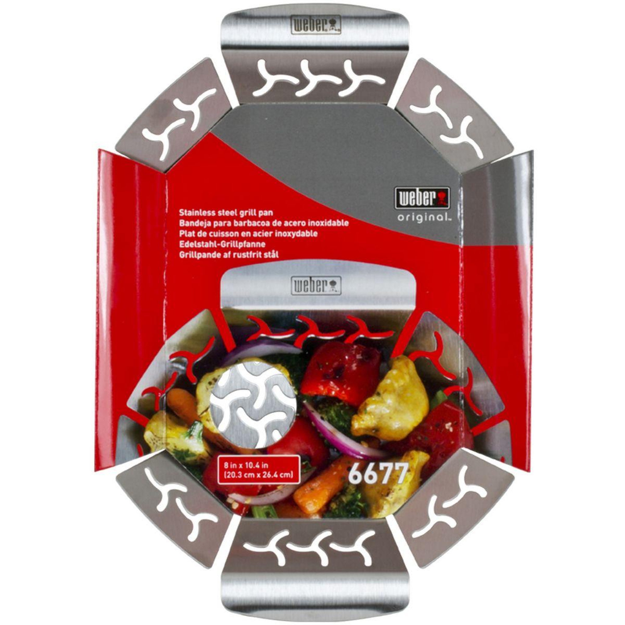 Voir la diapositive 3 : Weber Panier à légumes à légumes grand modèle acier inoxidable