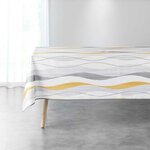 Paris Prix Nappe Imprimée  Ondulys  150x240cm Jaune