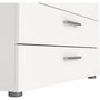 Voir la diapositive 6 : TVILUM Commode NASH 4 tiroirs - Décor Blanc - L 80 x P 40 x H 68,5 cm