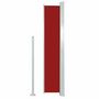 Voir la diapositive 4 : VIDAXL Auvent lateral retractable de patio 160x500 cm Rouge