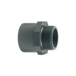 JARDIDECO Embout mixte PVC pression M/F fileté 50 x 63 x 1  1/2 - Fitt