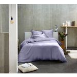 BATON ROUGE Parure de housse de couette 100% lin lavé 160gsm mineral. Coloris disponibles : Gris