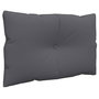 Voir la diapositive 4 : VIDAXL Coussins de palette lot de 3 anthracite tissu