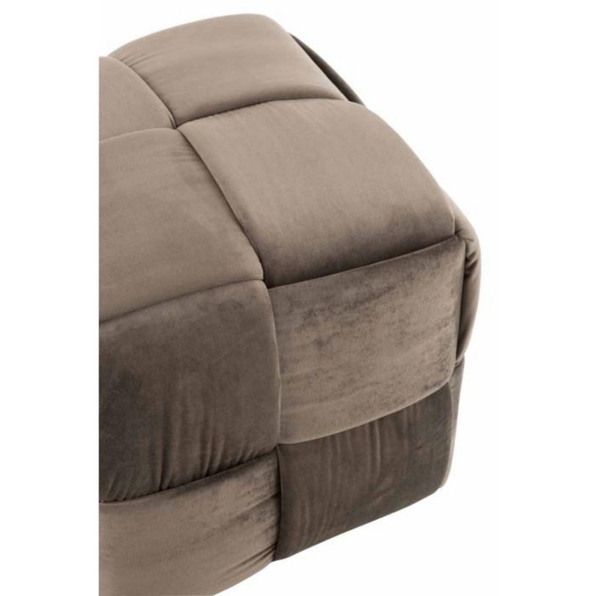 Paris Prix Pouf Design  1 Personne  42cm Gris Foncé