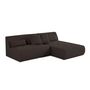 Voir la diapositive 3 : LISA DESIGN Onyx - canapé modulable d'angle réversible 4 places - en tissu mailles 3d