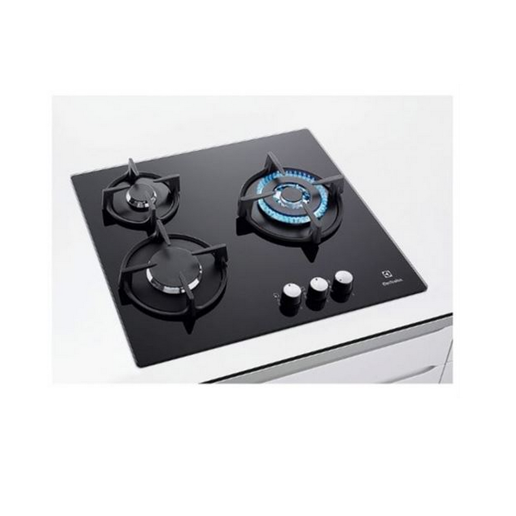 Voir la diapositive 2 : ELECTROLUX Table de cuisson gaz 56cm 3 feux noir - egt6633nok