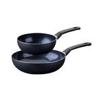 Fackelmann 9431350 Ensemble de 2 woks de 20 et 28 cm Fackelmann Brandao
