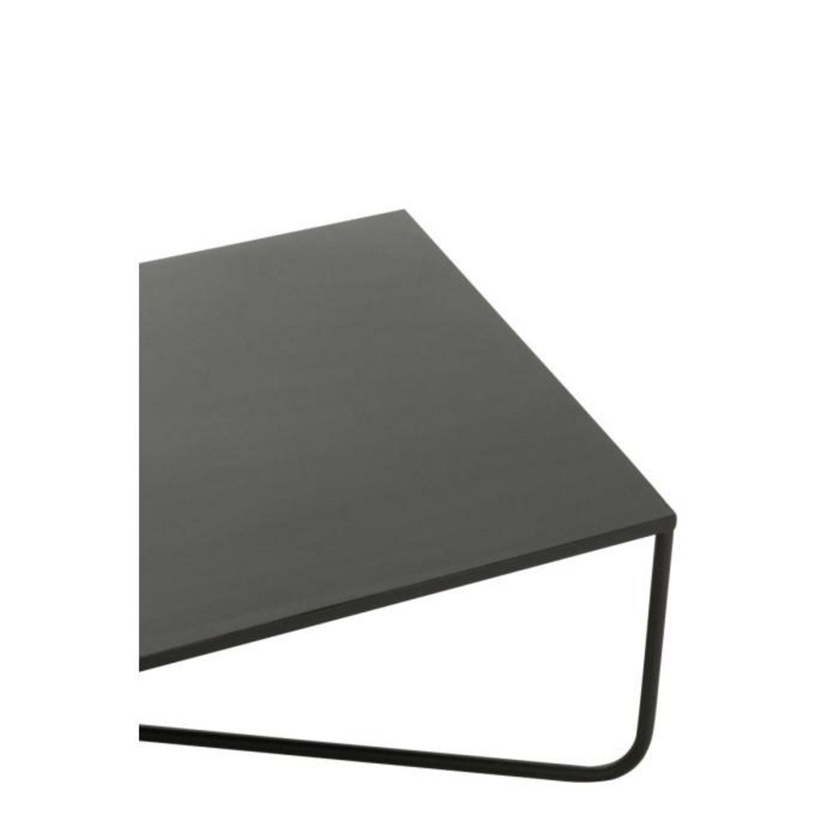 Paris Prix Table Basse Design en Métal  Elsie  100cm Noir