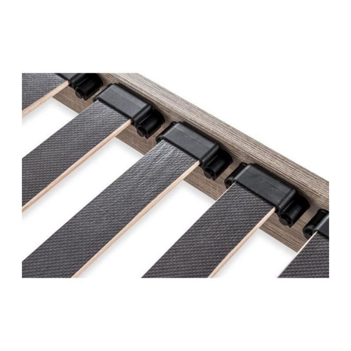 DEKO DREAM DEKO DREAM Sommier en kit 140x190 - Decor chene et gris