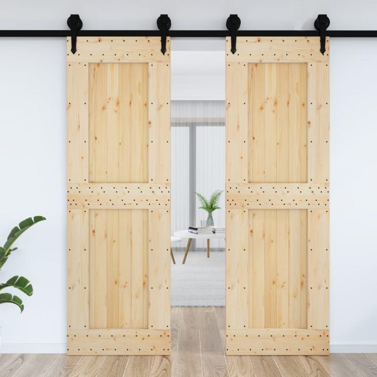 VIDAXL Porte NARVIK 70x210 cm bois massif de pin