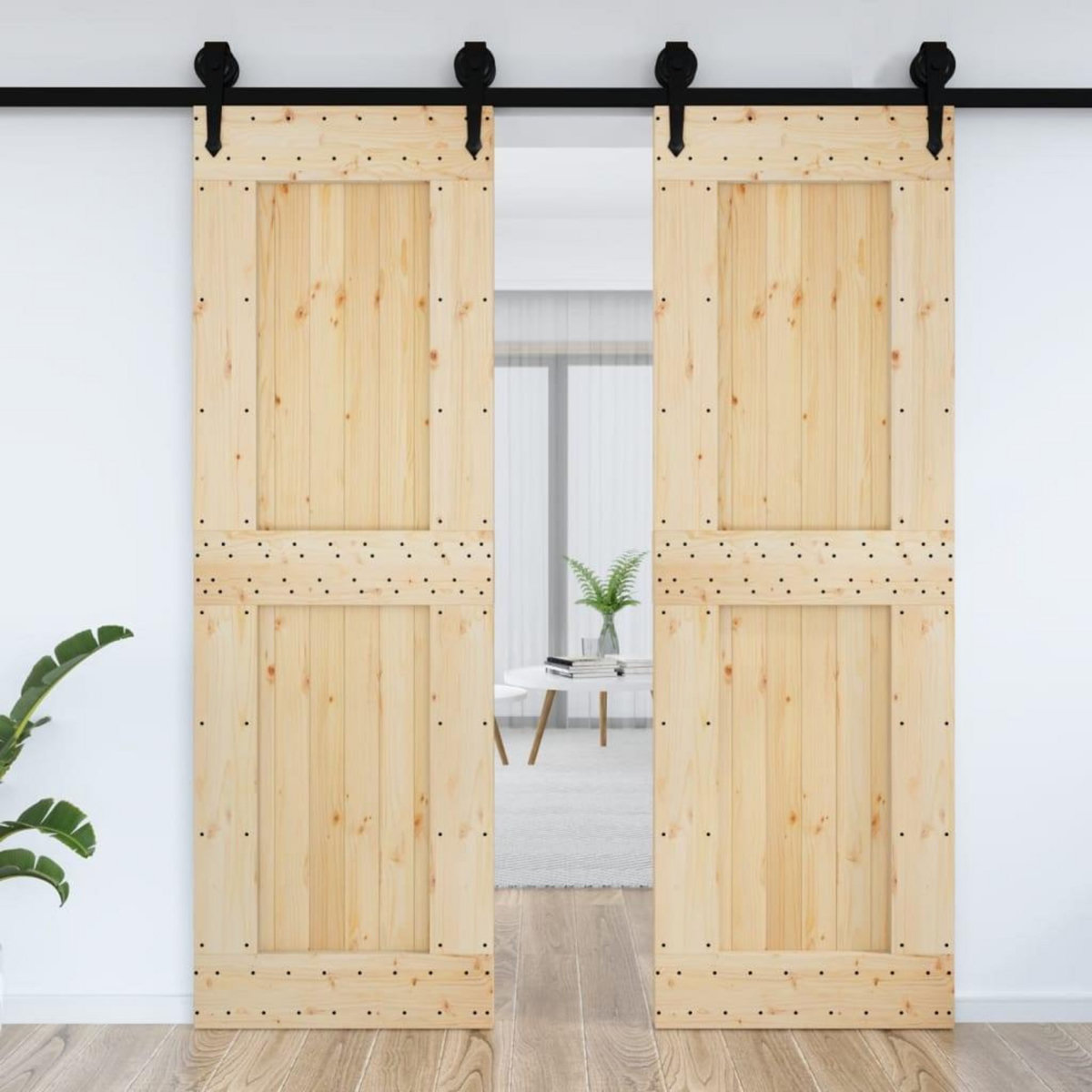 VIDAXL Porte NARVIK 70x210 cm bois massif de pin