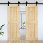 Voir la diapositive 3 : VIDAXL Porte NARVIK 70x210 cm bois massif de pin