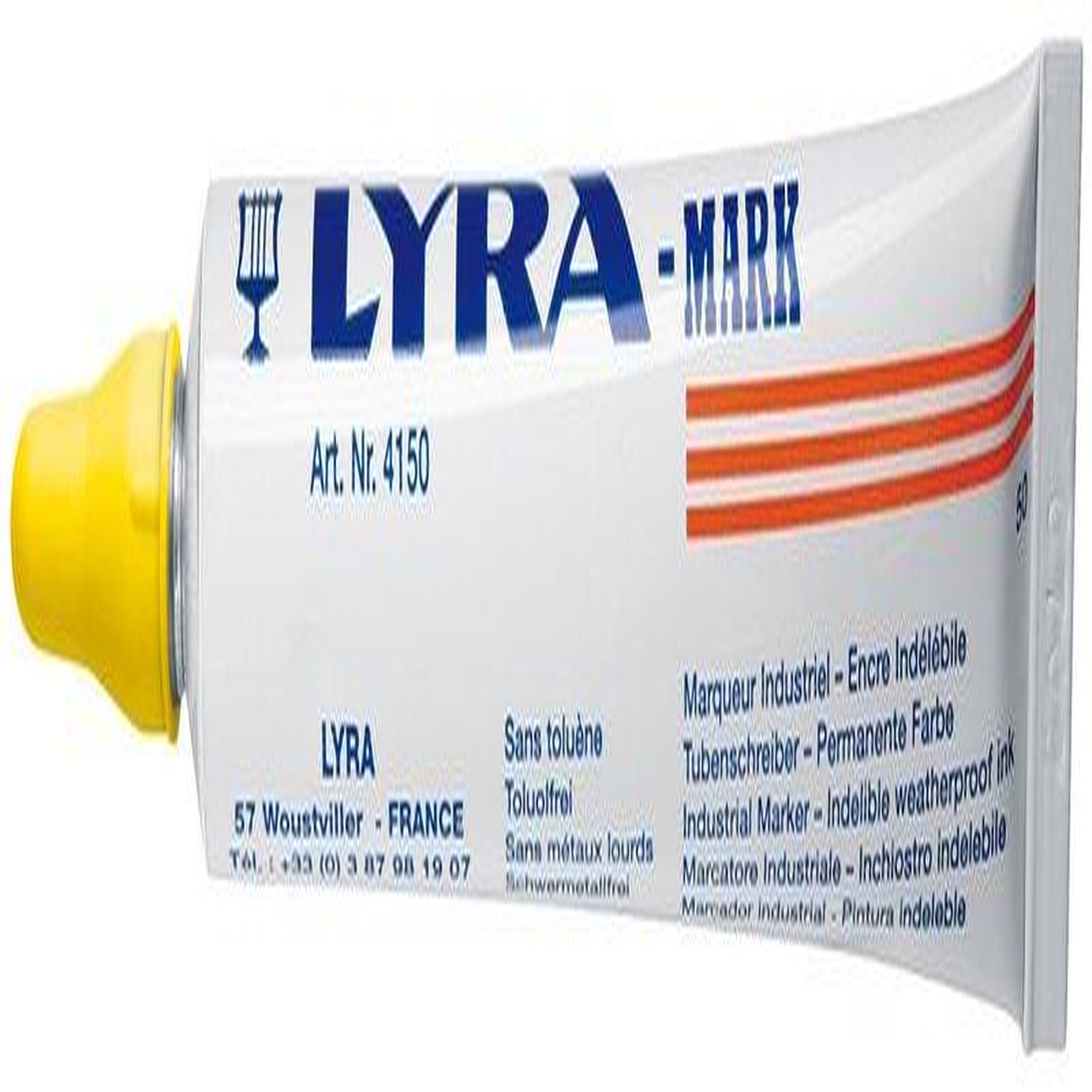 Lyra Marqueur à bille jaune 50 ml