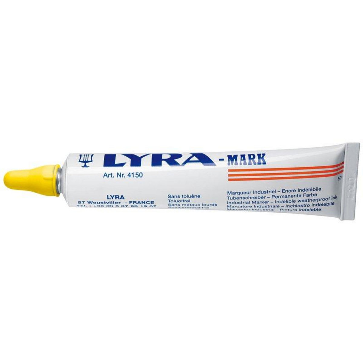 Lyra Marqueur à bille jaune 50 ml