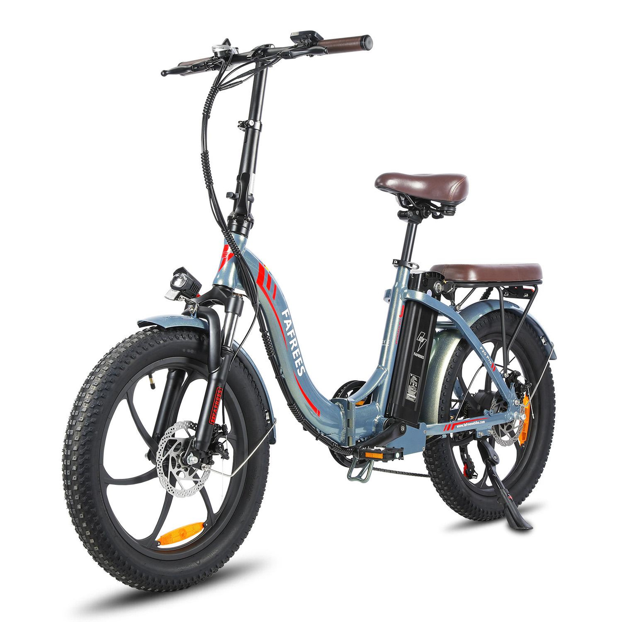 Voir la diapositive 2 : FAFREES Vélo électrique à gros pneus fafrees f20 pro