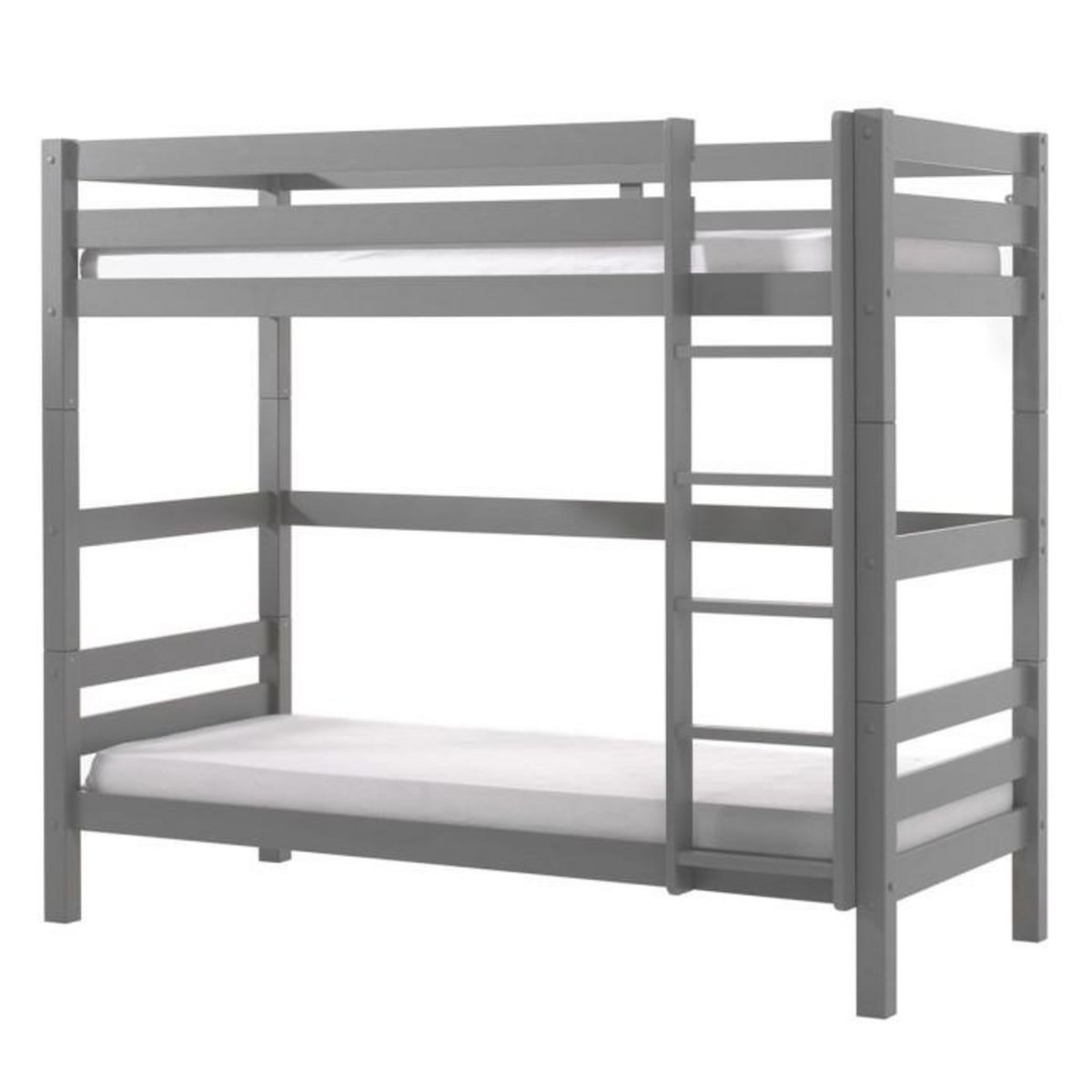 Paris Prix Lit Enfant Superposé Haut  Pino  90x200cm Gris