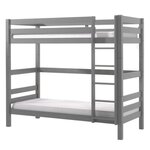 Paris Prix Lit Enfant Superposé Haut  Pino  90x200cm Gris