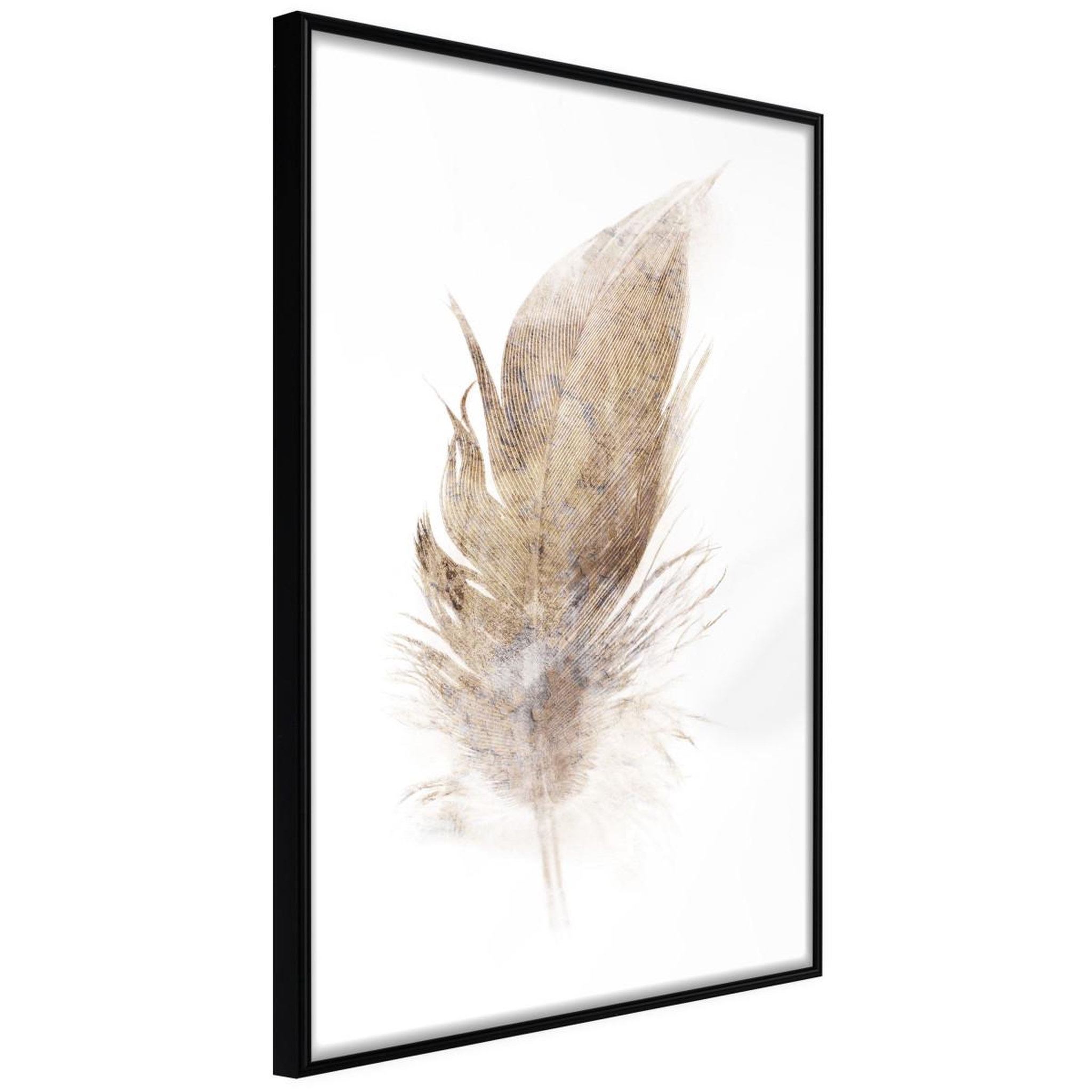 Paris Prix Affiche Murale Encadrée  Lost Feather Beige