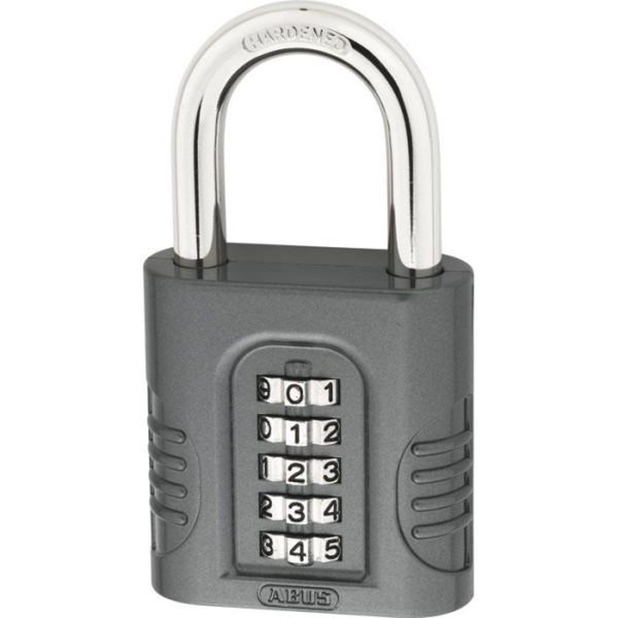 Voir la diapositive 2 : ABUS Cadenas a combinaison - ABUS - 158/65 - 5 chiffres - Zamac massif - Haute sécurité