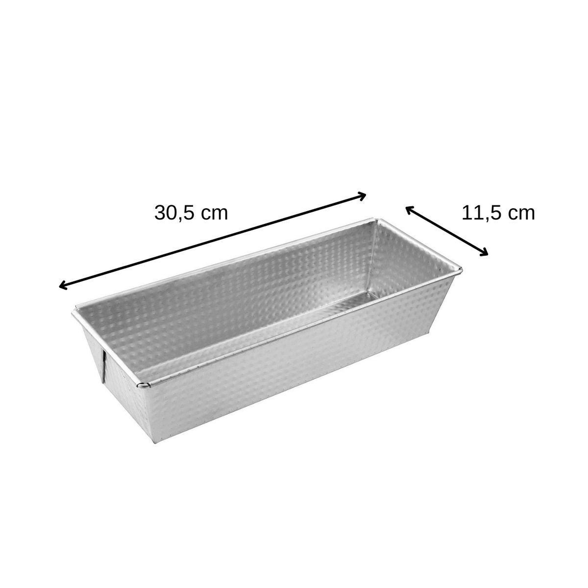 Voir la diapositive 4 : ZENKER Lot de 2 moules à cakes 25,5 x 11,2 cm et 30 x 11,5 cm zenker silver