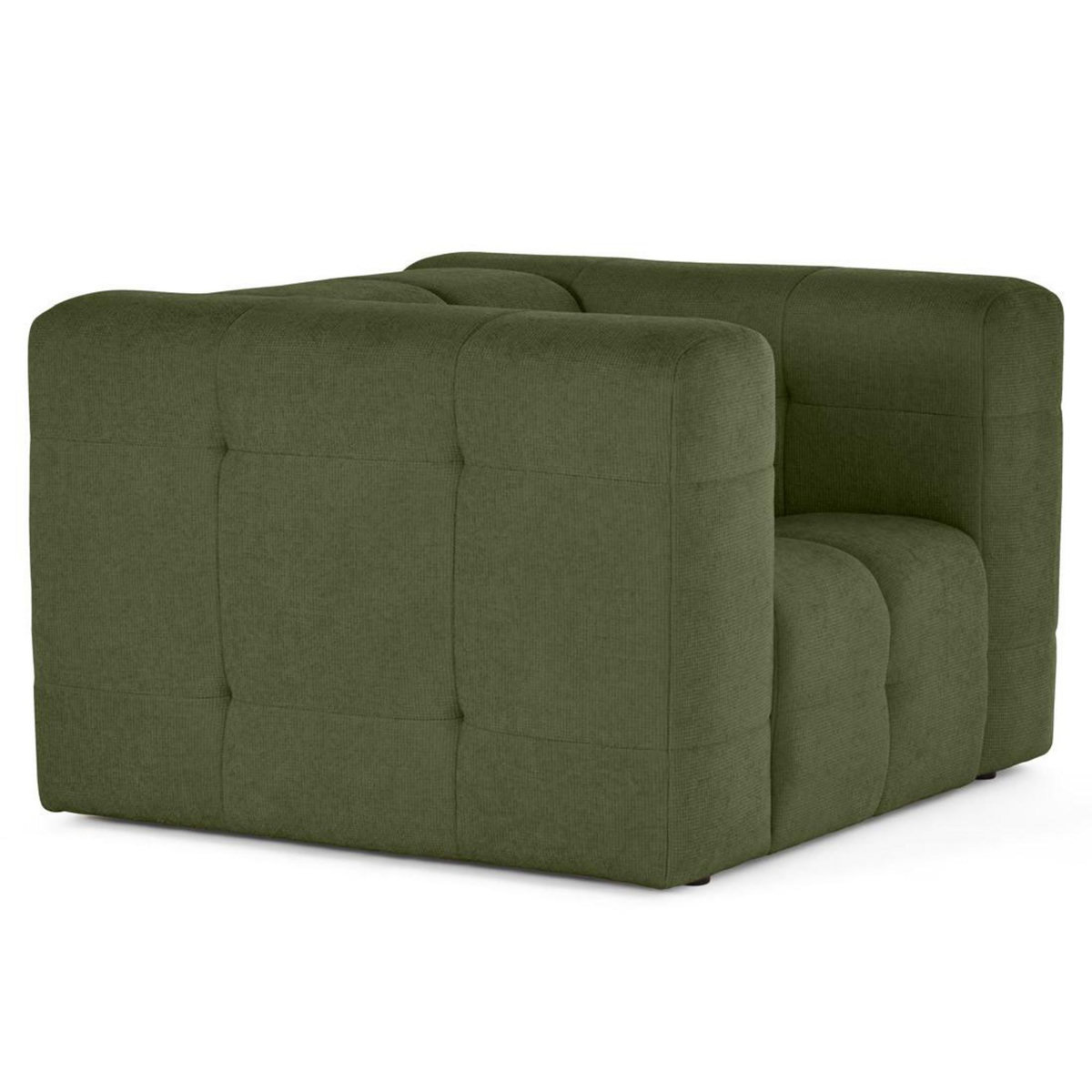 LISA DESIGN Suzano - fauteuil en tissu texturé