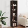 Voir la diapositive 1 : VIDAXL Armoire d'angle Chene marron 33x33x164,5 cm Bois d'ingenierie