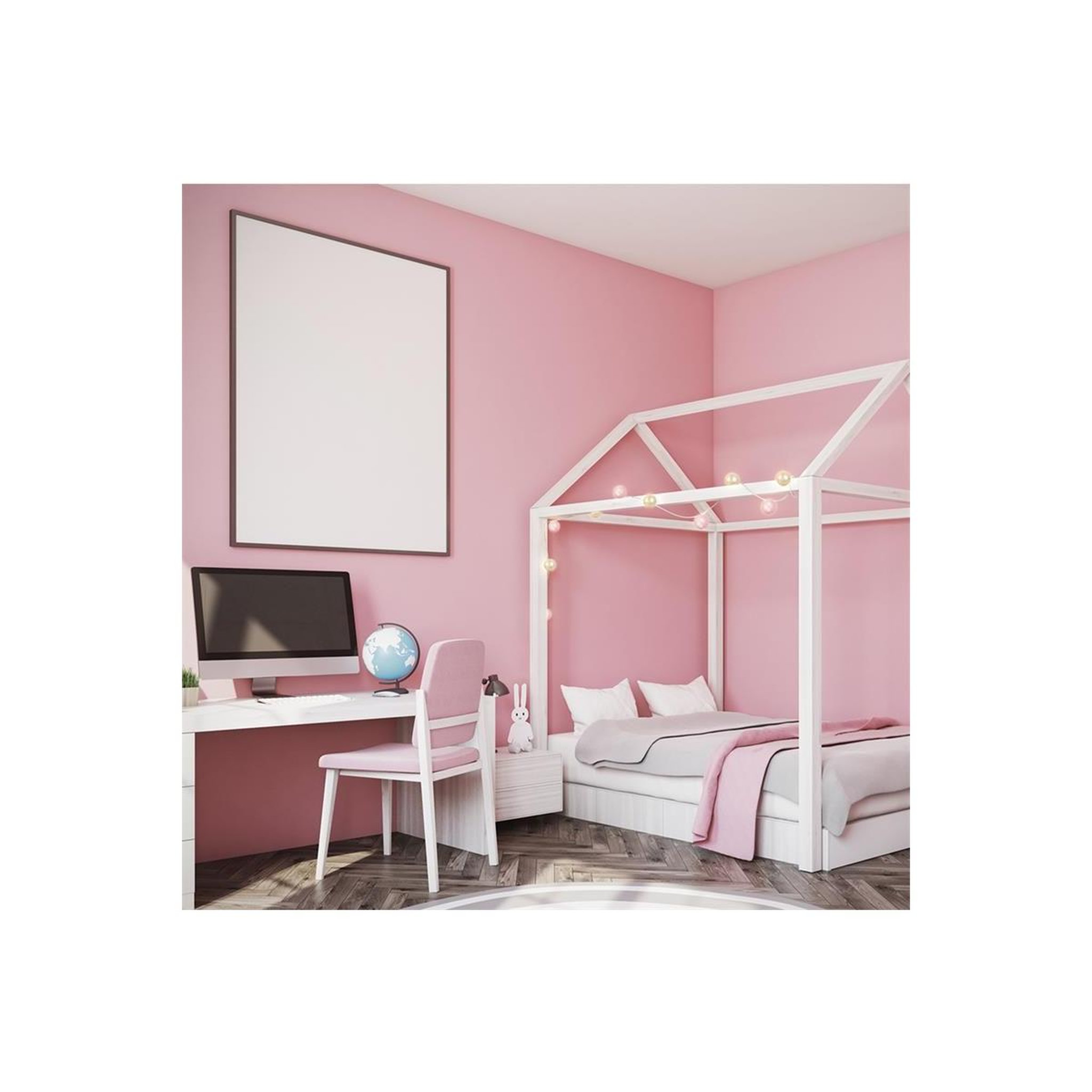 Voir la diapositive 4 : The Home Deco Factory Guirlande lumineuse à led  10 boules  192cm rose