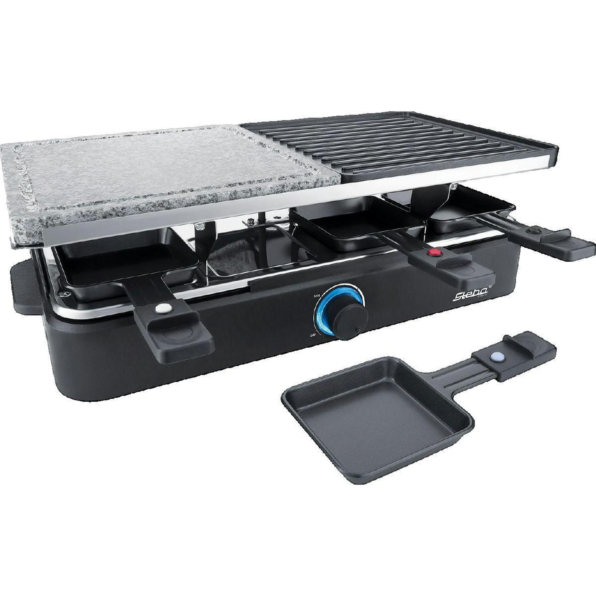 Voir la diapositive 1 : STEBA Barbecue électrique Steba RC 18 Noir