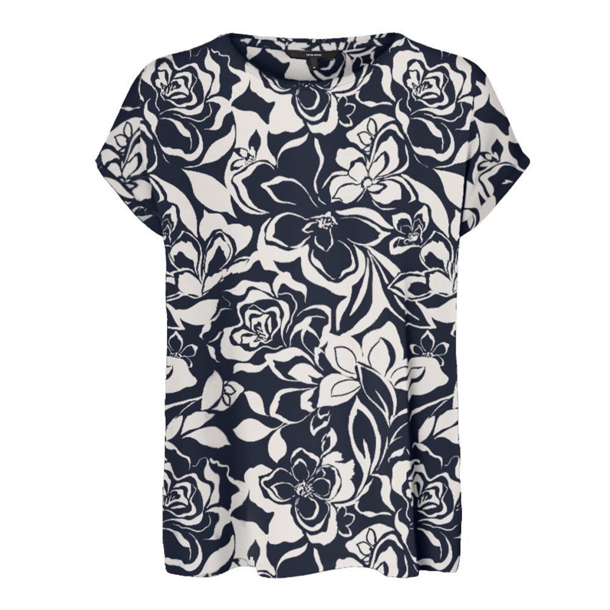 Vero Moda T-Shirt Marine/Blanc Femme Vero Moda Mava. Coloris disponibles : Bleu