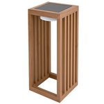 Lumisky Lanterne solaire décorative CHENNAI Bois Bois H50cm