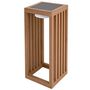 Voir la diapositive 1 : Lumisky Lanterne solaire décorative CHENNAI Bois Bois H50cm