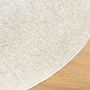 Voir la diapositive 4 : VIDAXL Tapis ISTAN a poils longs aspect brillant creme Ø 120 cm
