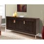 Voir la diapositive 6 : Paris Prix Buffet Design 3 Portes  Pimlico  150cm Charbon