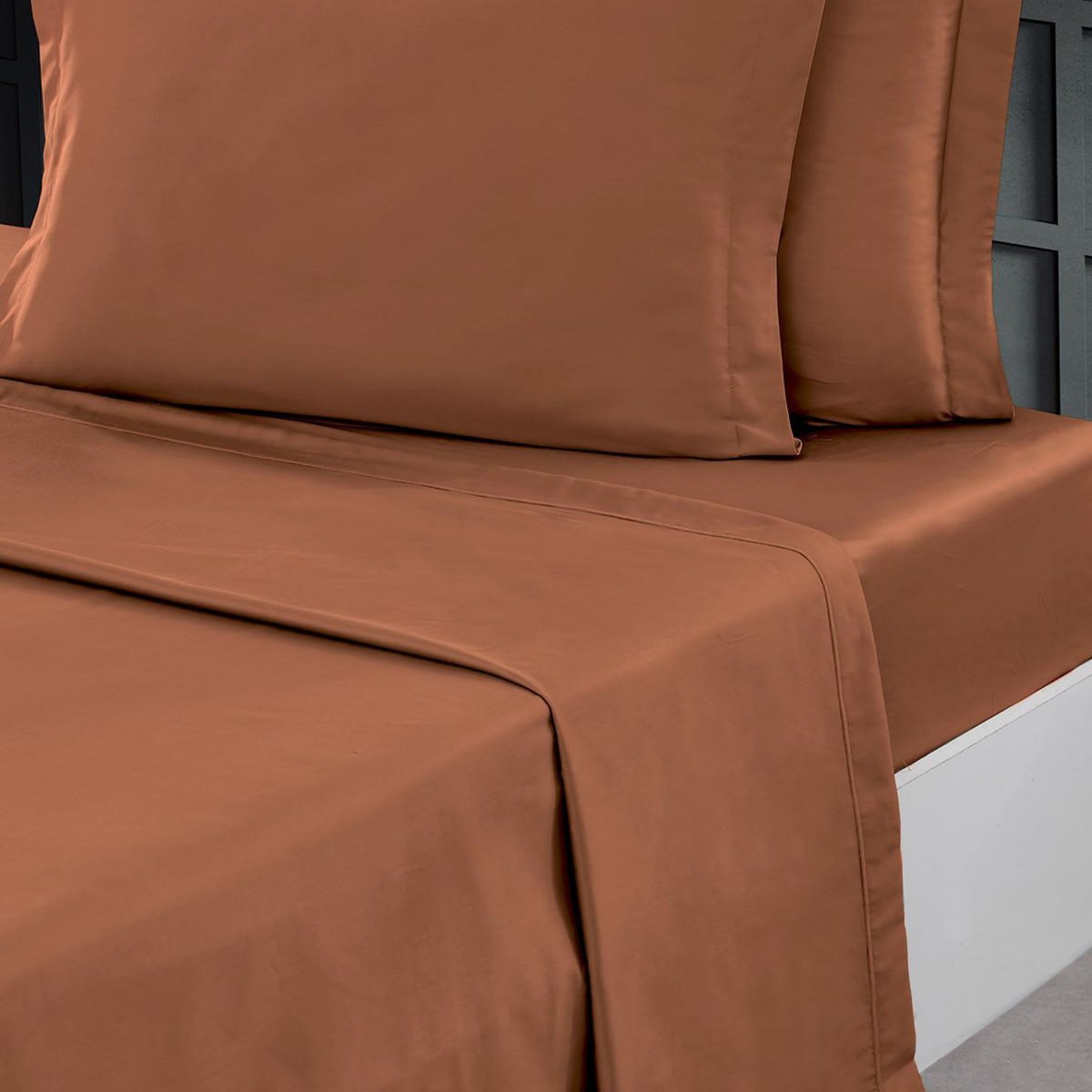 Sensei Maison Drap plat en percale de coton SOFT PERCALE