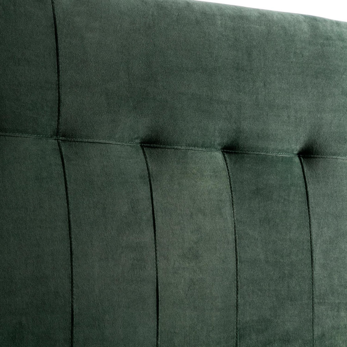 MARCKONFORT Tête de lit tapissée Napoles 160x100 cm Vert, Velours, Pieds en Bois