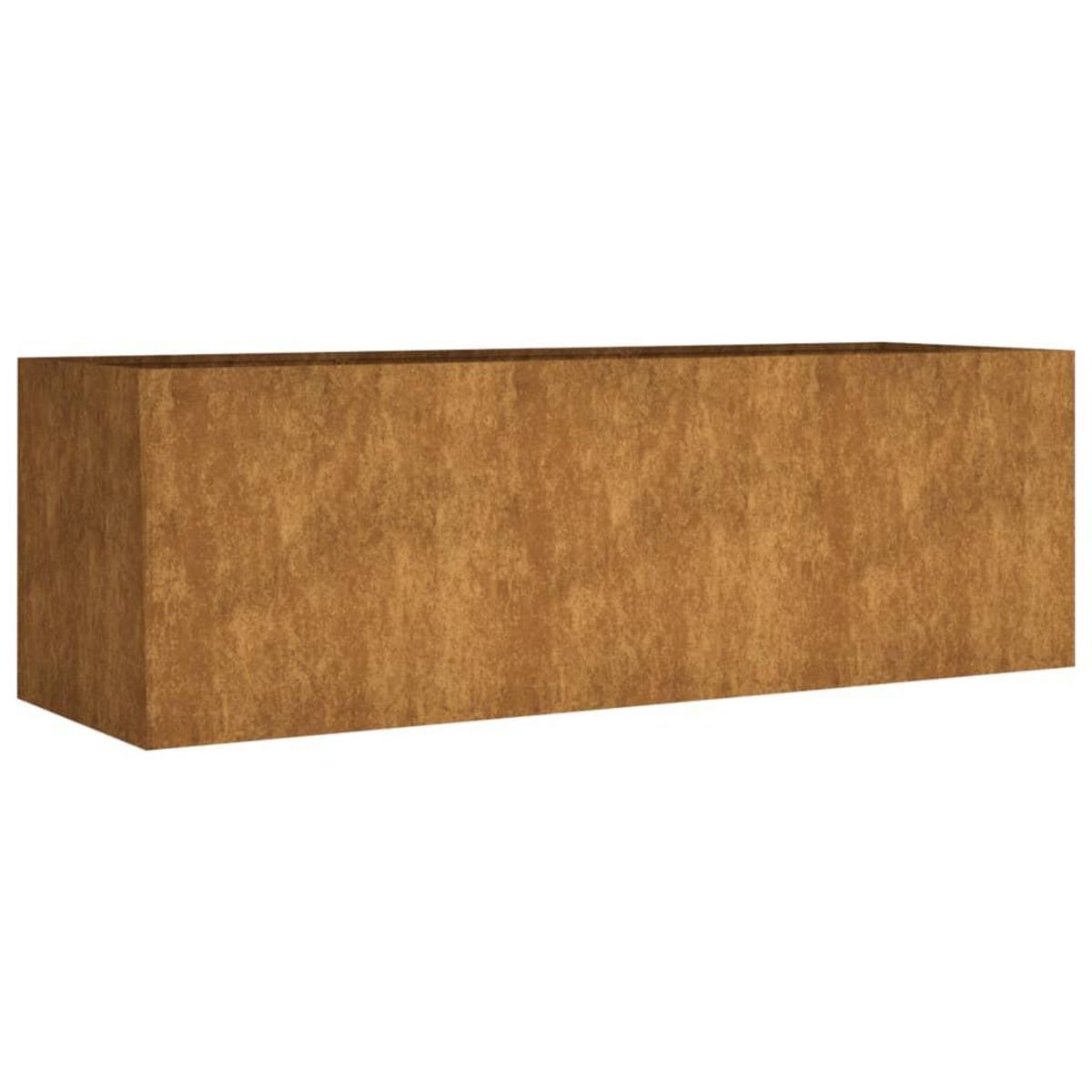 VIDAXL Lit sureleve de jardin 120x40x40 cm acier corten