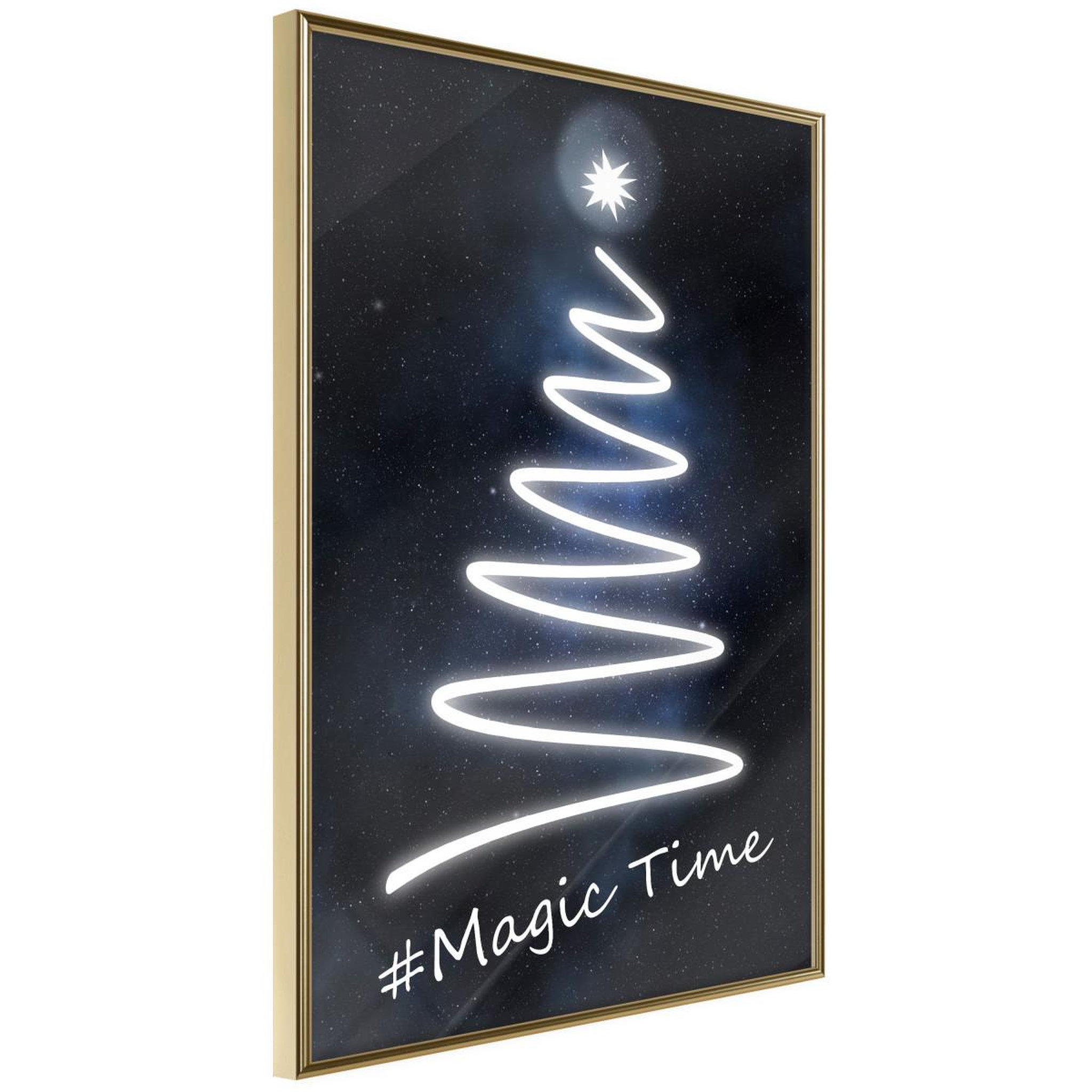 Voir la diapositive 1 : Paris Prix Affiche murale encadrée  bright christmas tree
