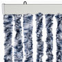 Voir la diapositive 4 : VIDAXL Moustiquaire Bleu blanc et argente 90x220 cm Chenille
