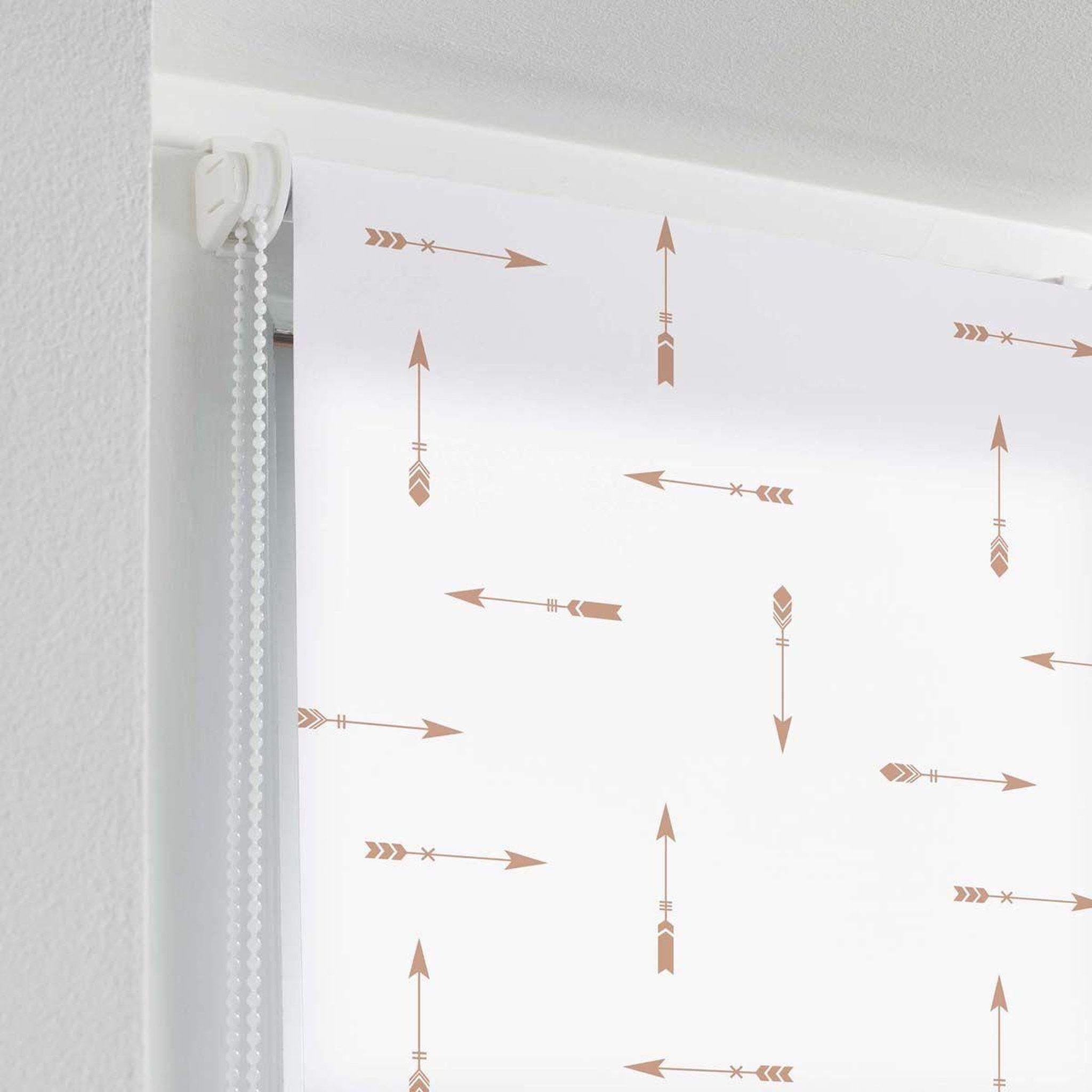 Voir la diapositive 2 : Douceur d'Intérieur Store enrouleur tamisant  flechaline  120x180cm blanc