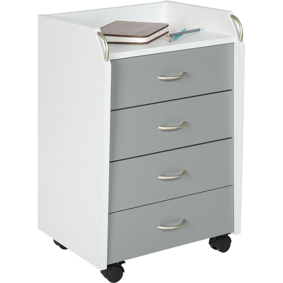 Caisson rangement pour bureau 4 tiroirs L40cm JOVI