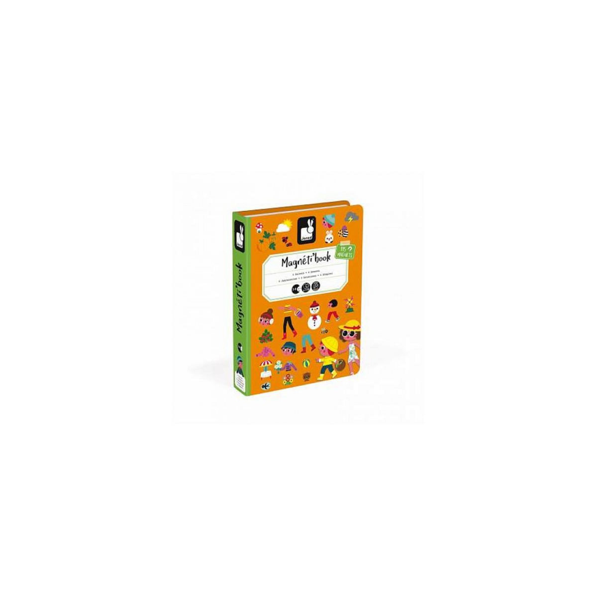 Juratoys-Janod Jeu magnetique - Magnetibook 4 saisons