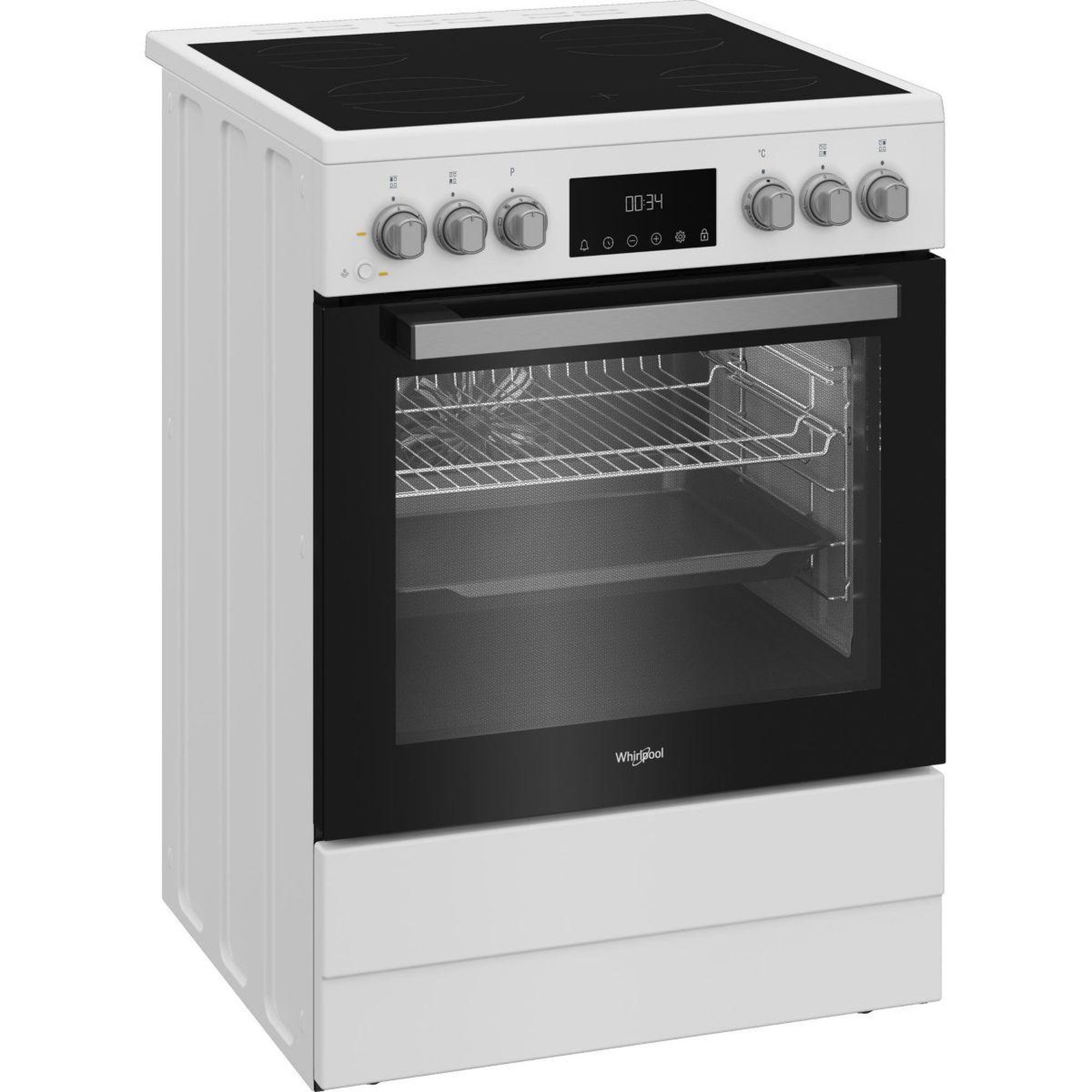 Voir la diapositive 4 : Whirlpool Cuisinière vitrocéramique w6v8lcsw