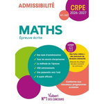MATHS ADMISSIBILITE. EPREUVE ECRITE M1-M2, EDITION 2026-2027, Loison Marc