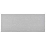 VIDAXL Tapis de couloir Gris clair 80x200 cm