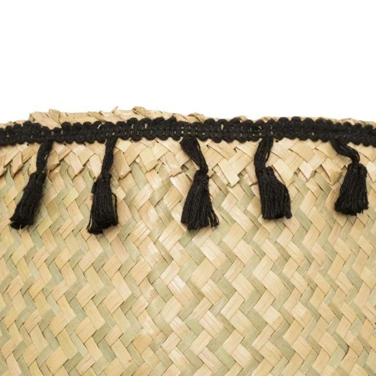  Panier à Pompons Pliable  Alina  37cm Beige