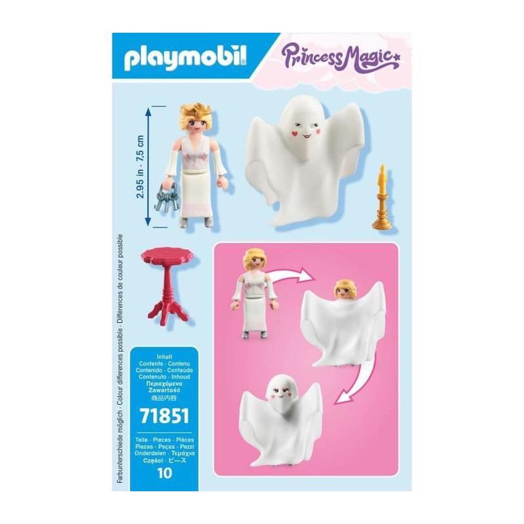 Voir la diapositive 6 : PLAYMOBIL Figurine Playmobil Princesse Fantôme Phosphorescente