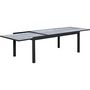 Voir la diapositive 3 : Habitat et Jardin Table jardin en aluminium extensible  Lagos  - 200/320 x 105 x 76 cm - Gris